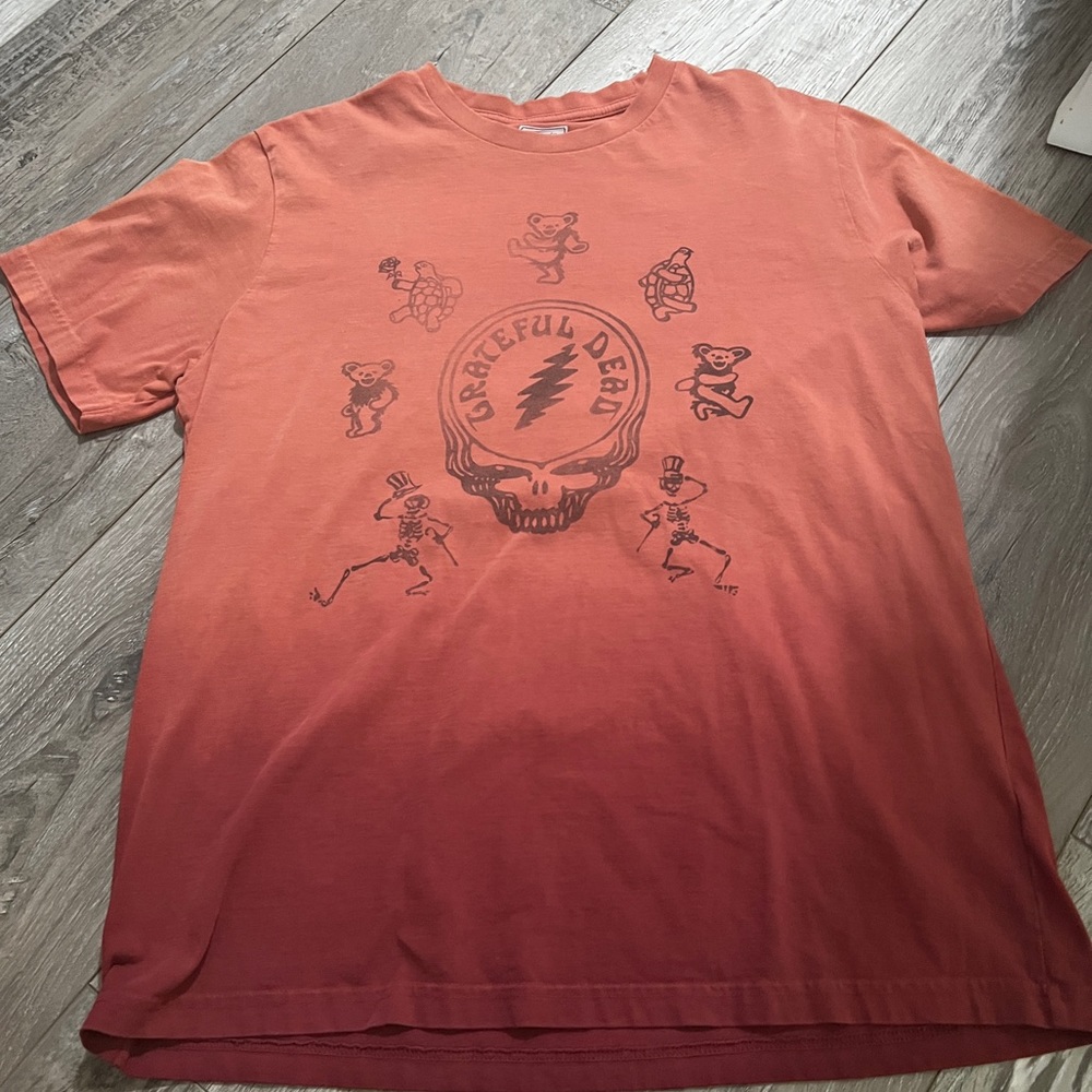 Orange ombré Grateful Dead T-Shirt